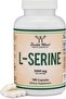 L-Serine Capsules (Third Party Tested) - 2,000mg Servings, 180 Count, 500mg per Capsule