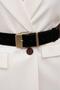 Suede/Antique Buckle Women's Belt Coat Belt Trouser Belt - 2