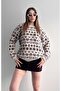 Wool Blend Effect Jacquard Knitwear Sweater - 4