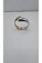 Stainless Steel Gold and Silver Color Drop Model Handcuff Bracelet - 4