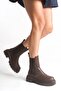 Women's Boots - Elastic Sides, No Zipper, Non-Slip Sole, Thermo Women's Boots, Black - 3
