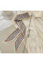 وشاح بتصميم - شال رفيع للرقبة - إكسسوار للحقيبة - 84 سم