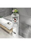 OneDcor Bathroom Multi-Level Corner Cabinet, Freestanding Storage Cupboard - 7