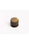5-Piece Antique Yellow Button Handle – Textured Metal Furniture Knob (Pack of 5) - 4