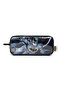 2 Compartment Black Pen Holder