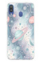 Samsung Galaxy M20 Compatible Soft Colorful Planets Printed Silicone Case