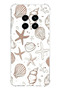 Printed Silicone Case with Brown Starfish and Conch Compatible with Realme 12 4g-12 Plus