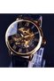 Men's Watch Mechanical Classic Automatic Skeleton Leather - 2
