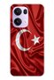 حافظة سيليكون متوافقة مع علم تركيا مطبوع لهاتف OPPO Reno 13 PRO