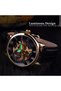 Men's Watch Mechanical Classic Automatic Skeleton Leather - 4