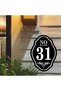 Site- Apartment- Door - Villa - Wall Number 25X18Cm Outdoor Number -31 - 2