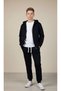 Unez Children's 3 İp Ş Fleece-Lined Tracksuit Set – Zippered K Hooded Unisex Casual Set (7–16 Years) - 3