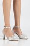 Women's High Heeled Satin Shoes Heel 8 cm Y02 - 2
