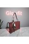 Women's Burgundy Scarf Detailed Zipper Closure Single Compartment Large Size Women's Shoulder Bag (40X32X8 cm) - 4