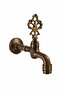 Ottoman Model Antique Wall Mounted Brass Turkish Bath Stone Sink Faucet - 2