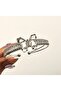 Vip Zircon Stone Steel Butterfly Handcuff Bracelet - 3