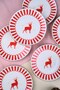 Tabak Evi Porcelain Gold Gilded Deer Cake Plate 20.50cm Set of 6