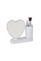 Heart Magic Mirror with Pen Holder - 17X20Cm - 7
