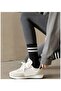 6 Pairs of College Socks (Black and White Grey) - Durable, Comfortable and Ideal for Sports