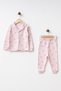 Baby & Kids Bow 100% Cotton Long-Sleeve Buttoned Transitional Kids Pajamas yk0053 - 2