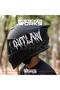 Outlaw Written Helmet Sticker Compatible with All Helmets One Direction 1 Piece