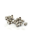20pcs 5mm LED Holder Socket Clip Bezel Light Emitting Diode Lamp Base Cover Metal Chrome Plastic ... - 3