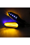 1pcs 8mm Motorcycle LED Turn Signal Lamp Sequential Flowing Flash Indicator Lights Amber Running ... - 4