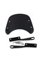 Universal Motorcycle Windshield Windscreen Wind Deflector Round Headlight For Husqvarna For Yamah... - 3