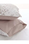 Beige Jacquard Pillow Case Set (2 Piece) - 3