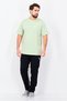 Men Crew Neck Short Sleeve Graphic Print T-Shirt, Mint Green - 2