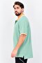 Men Regular Fit Embroidered Logo Short Sleeve Polo Shirt, Sage Green - 3