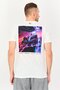 Men Sportswear Fit Short Sleeve Outdoor T-Shirt, White - 4