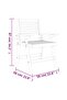 5 Piece Garden Dining Set Solid Wood Acacia - 3
