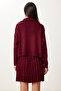 Knitwear Sweater Skirt Set Lpf0115 Bordo - 7
