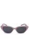 Women Cat Eye Sunglasses in Purple - 4