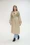 Plus Size Belted Trench Coat with Pockets - 2