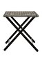 5 Piece Garden Dining Set Foldable Grey Poly Rattan - 6