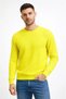 Men's Crew Neck Honeycomb Textured Knit Sweater Cotton Thin Weave, Long Sleeve - 4