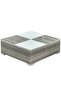 6 Piece Garden Lounge Set with Cushions Poly Rattan Grey - 4