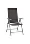 5 Piece Garden Dining Set Aluminium and Textilene Silver - 2
