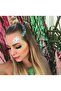 ملصق وشم مؤقت على شكل دموع قزحية للوجه، قطعتان - 6