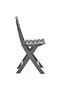 Folding Garden Chairs 2 pcs Plastic Mocha - 4