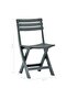 Folding Garden Chair 2 pcs Plastic Green - 3
