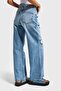 Women's Denim Color 12s6-32 Mega Baggy Fit Ripped Detail Denim Jean - 4