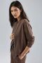 Modal Textured Zippered Sweatshirt & Ribbed Pants Set Berşan Collection - 2