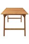 Garden Table 200x90x75 cm Solid Wood Acacia - 2