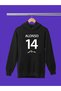 Fernando Alonso Printed Cotton Long Sleeve Fleece-Lined 3 Thread Hooded F1 Sweatshirt - 2
