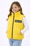 Aldey 187-12-25 Girl's Puffer Vest Mock Neck Zipper Pockets Daily Use - 5