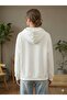 Unisex Butterfly Printed Hooded Zippered Sweatshirt- Hooded Hoodie - 5