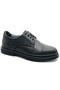 Kocamanlar 02 genuine leather orthopedic men's casual shoes black - 4